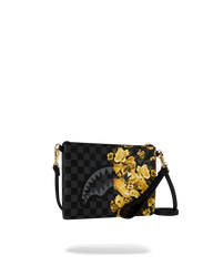 BILLIONAIRE BLOOM CROSSOVER CLUTCH