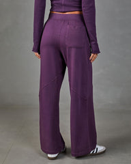 Good Stretch Knit High Rise Track Pants