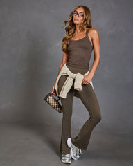 Studio Pace High Waist Flare Leggings