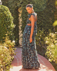 Meadow Ritual Floral Cut Out Maxi Dress