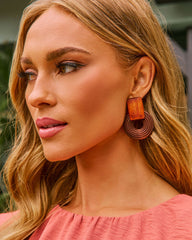 Sea Canvas Wooden Earrings