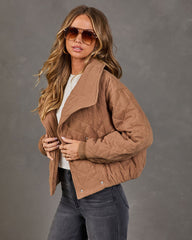 Honeyed Dreamer Cotton Quilted Jacket