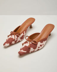Heidi Animal Print Kitten Heel