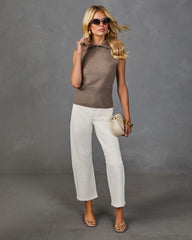 Easy Motion Knit Mock Neck Top