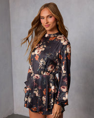 Serene Tiered Floral Romper