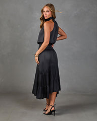 Janae Halter Neck Maxi Dress