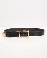Pisces Wide Metal Tip Belt