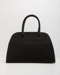 Lysa Faux Suede Top Handle Bag
