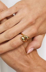 Wanda Gold Adjustable Wrap Ring