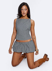 More My Jam Bubble Hem Set Black / White