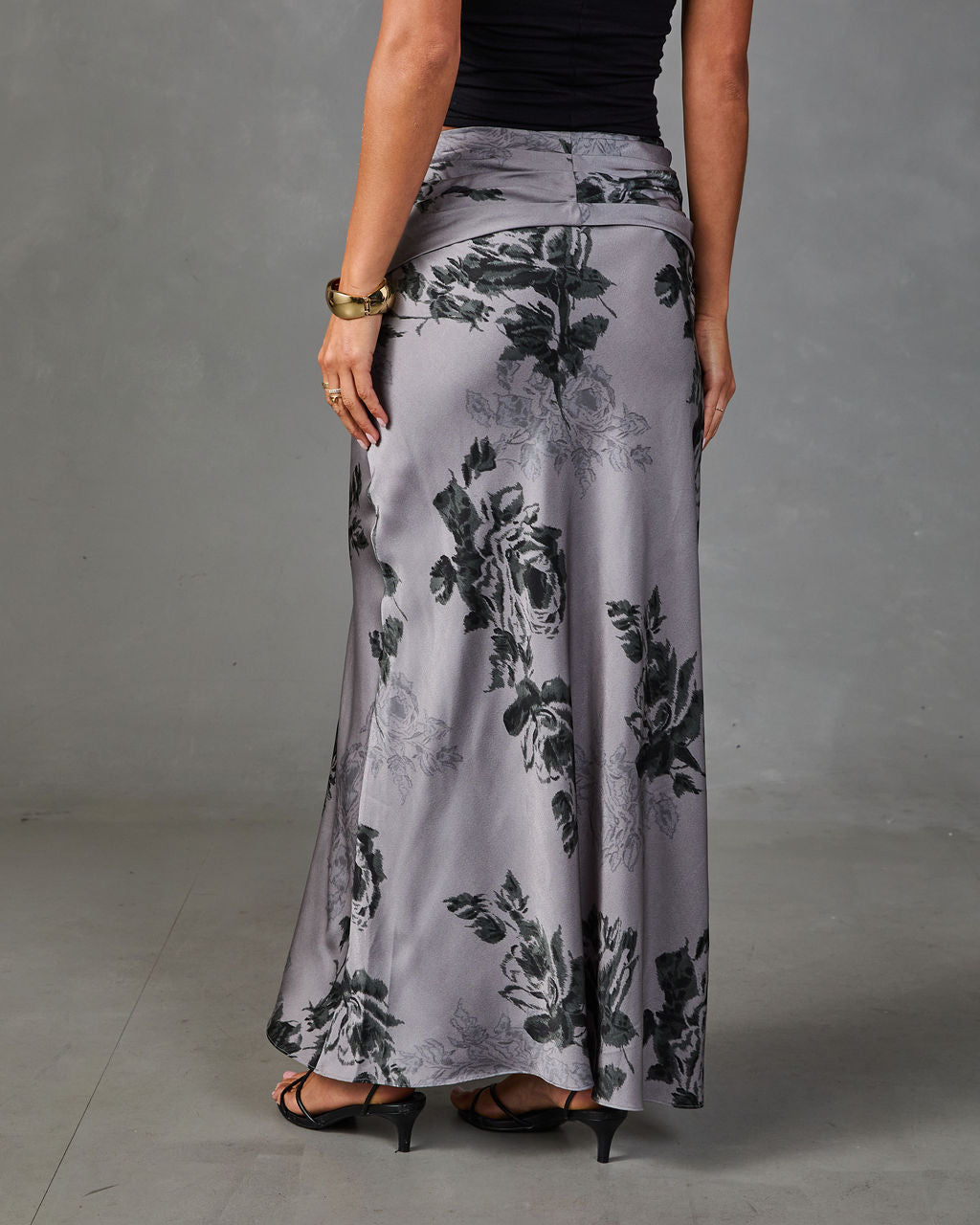 English Garden Floral Maxi Skirt
