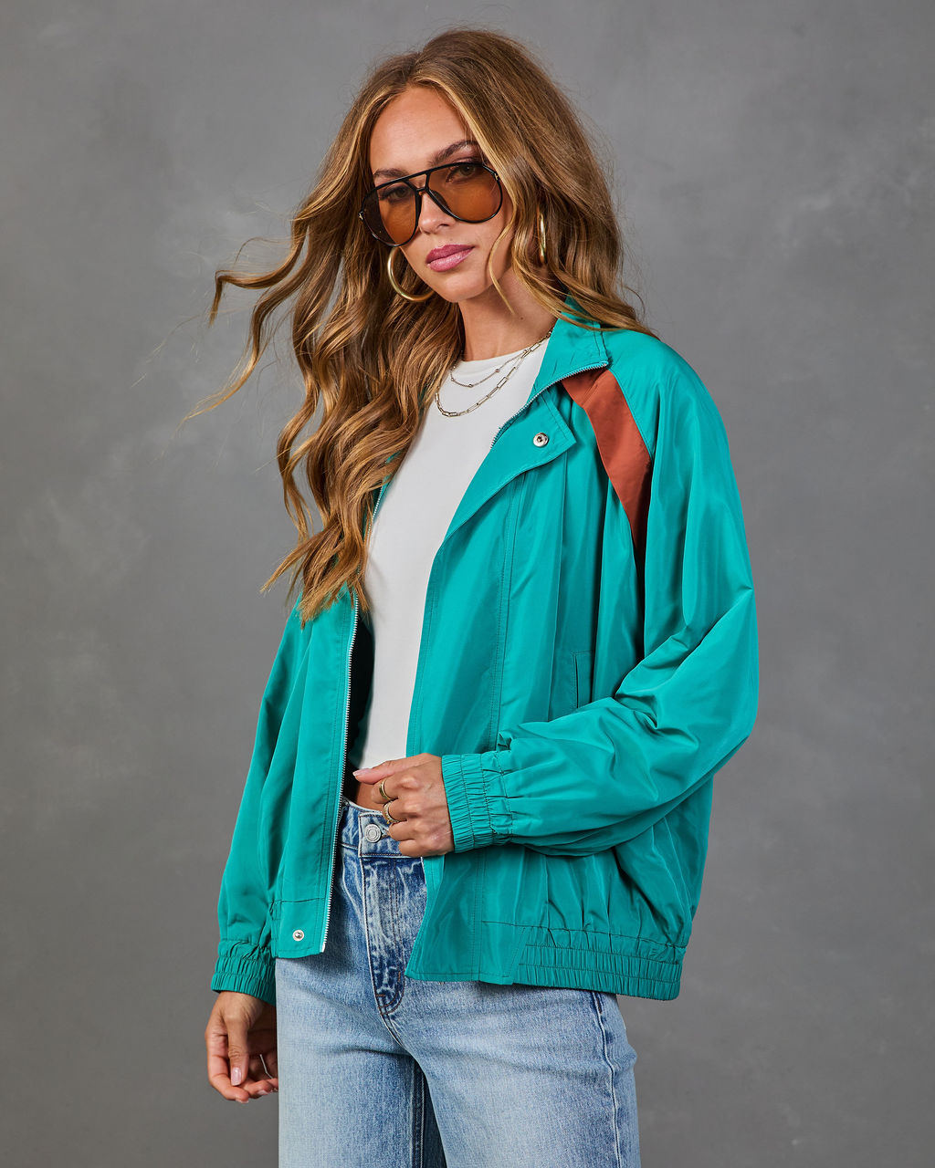 Helena Summit Funnel Neck Bomber Jacket