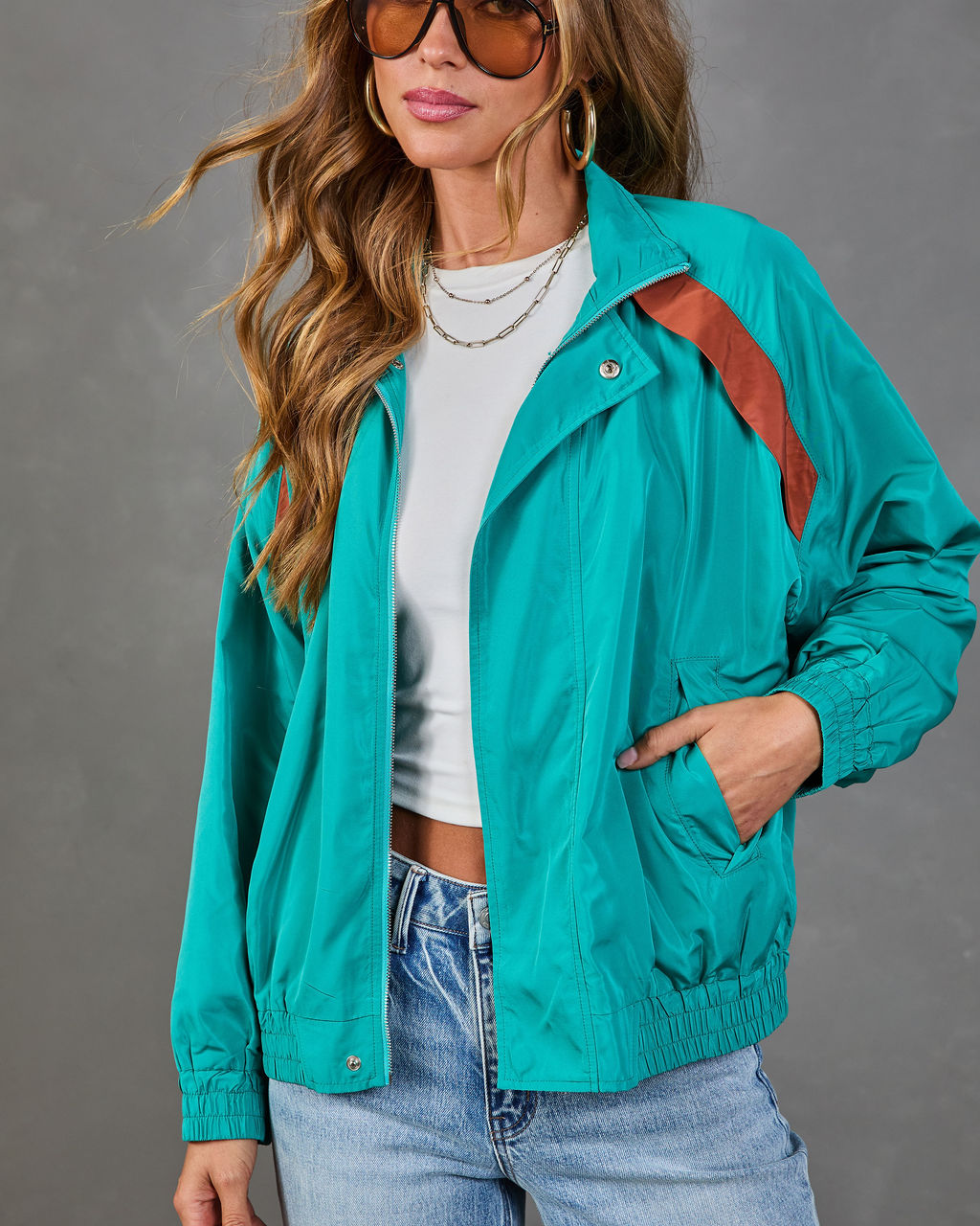 Helena Summit Funnel Neck Bomber Jacket