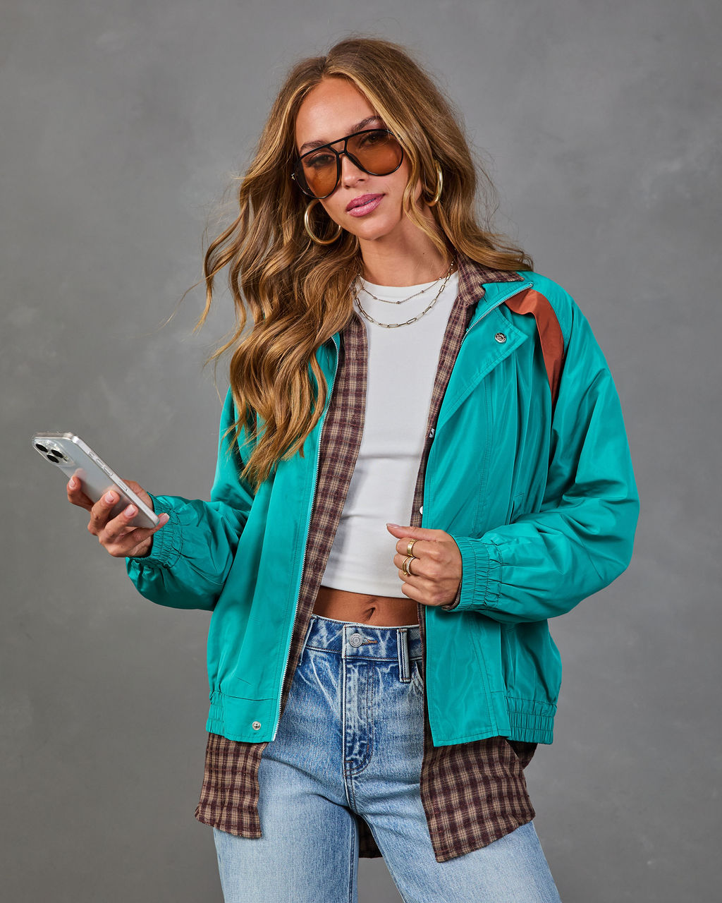 Helena Summit Funnel Neck Bomber Jacket