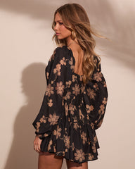 Wild Laurel Floral Romper