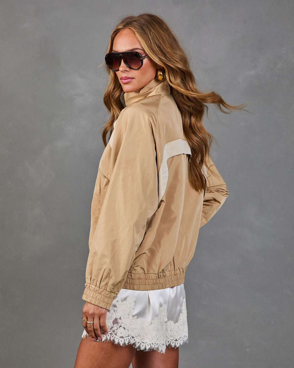 Helena Summit Funnel Neck Bomber Jacket