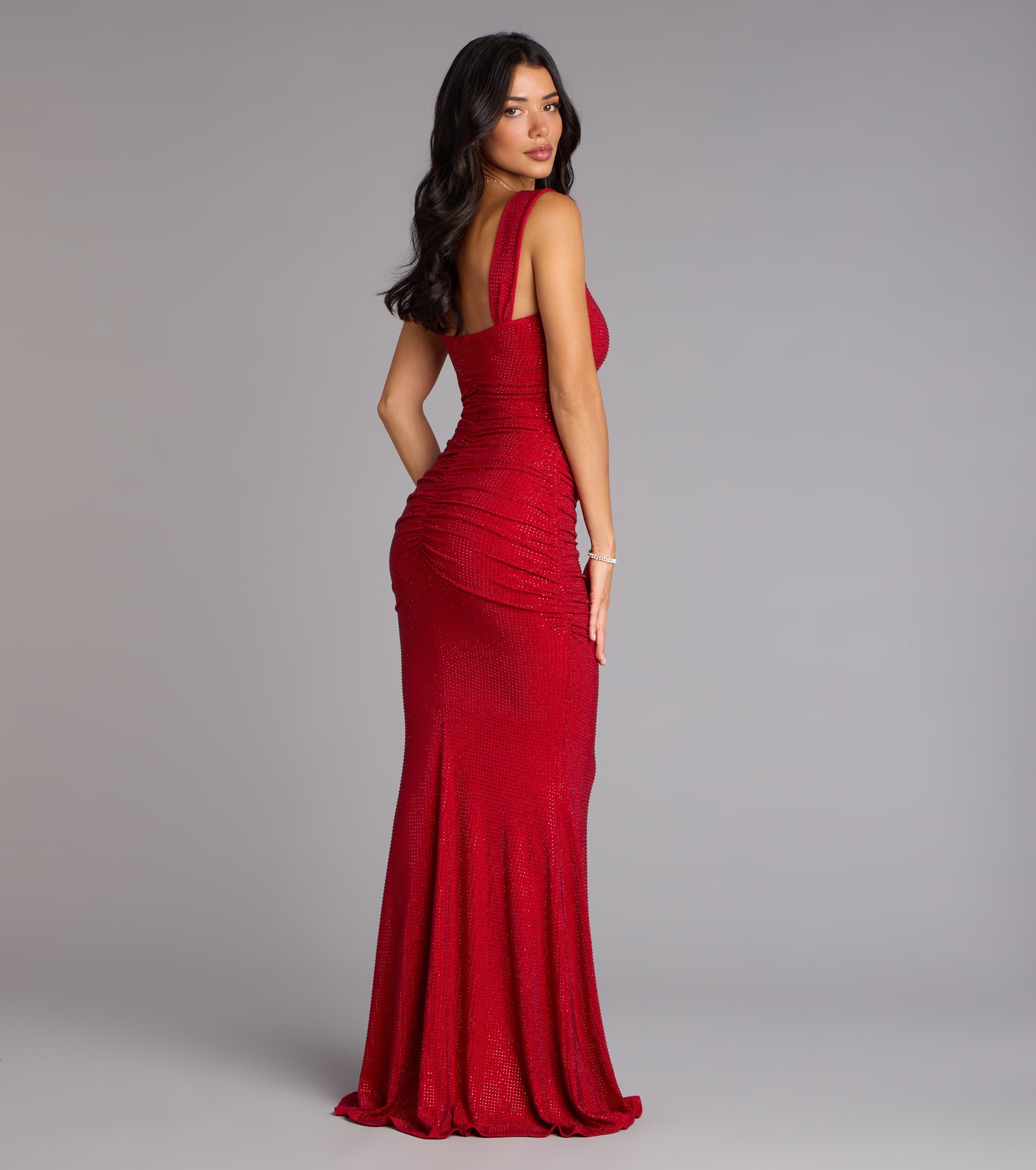 Kaylie Rhinestone Mermaid Formal Dress