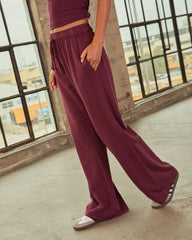 Easy Arrival Drawstring Wide Leg Pants