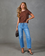 Good Sport Cotton Contrast Trim Top