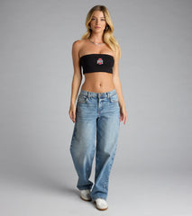 All Day Slay Ohio State® Bandeau Crop Top