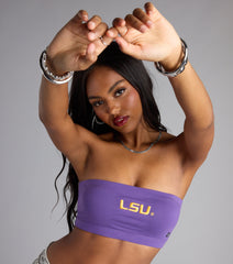 LSU® Bandeau Crop Top
