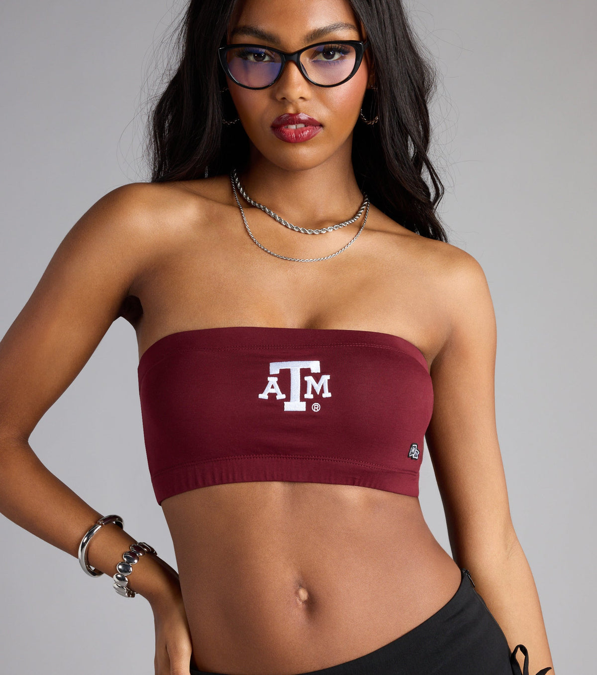 Y’all Ready Texas A&M® Bandeau Crop Top