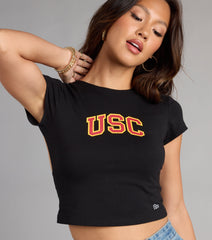 Fight On!® Flair USC® Open Back Crop Top