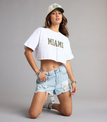 Halftime Hottie Miami™ Cropped Tee