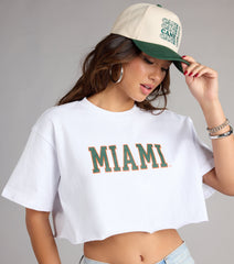 Halftime Hottie Miami™ Cropped Tee