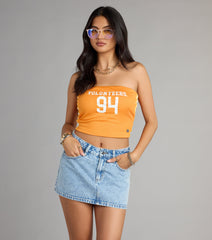 Weekend Wins Tennessee® Jersey Tube Top