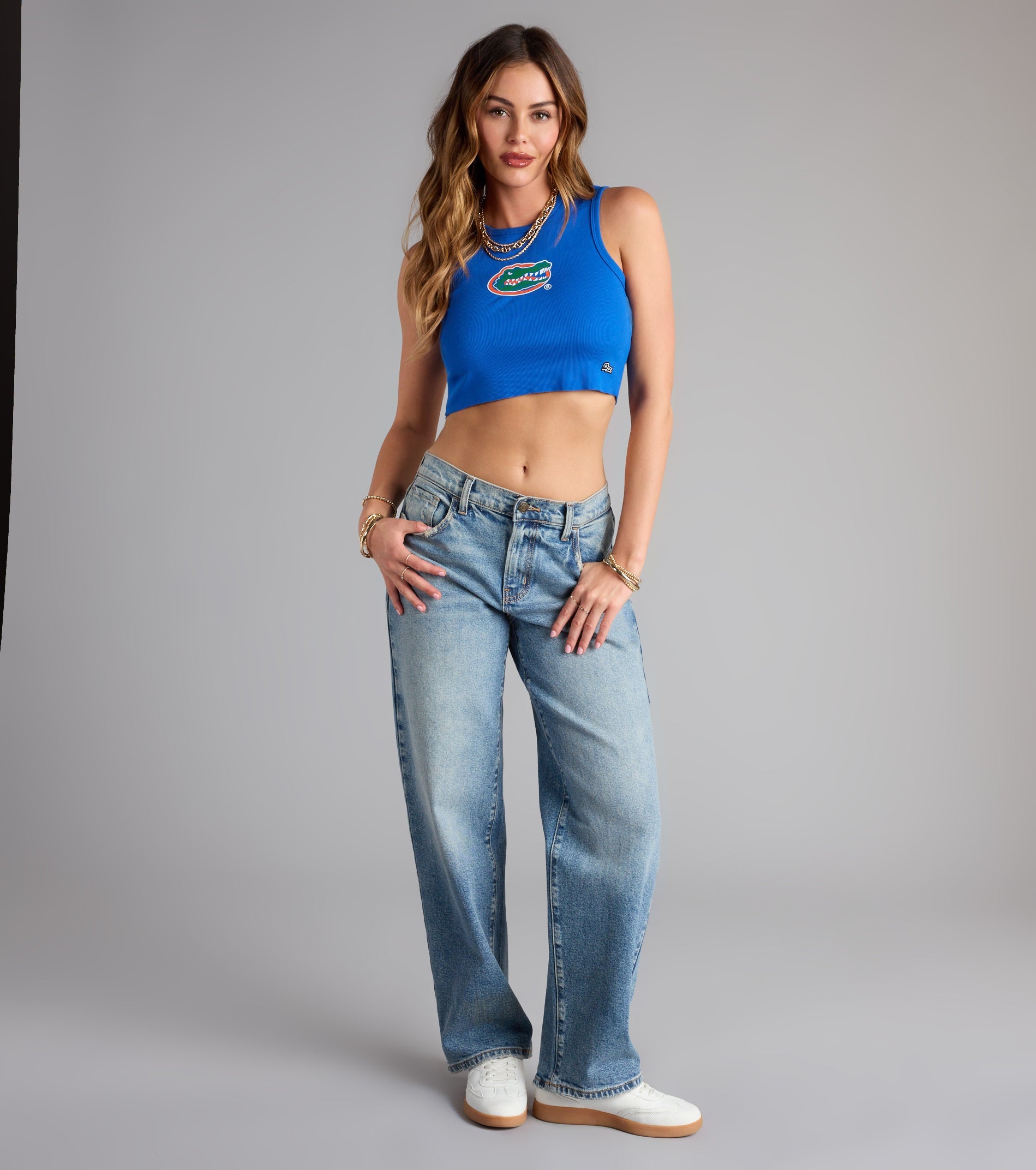 Florida Gators® Goals Cropped Tank Top