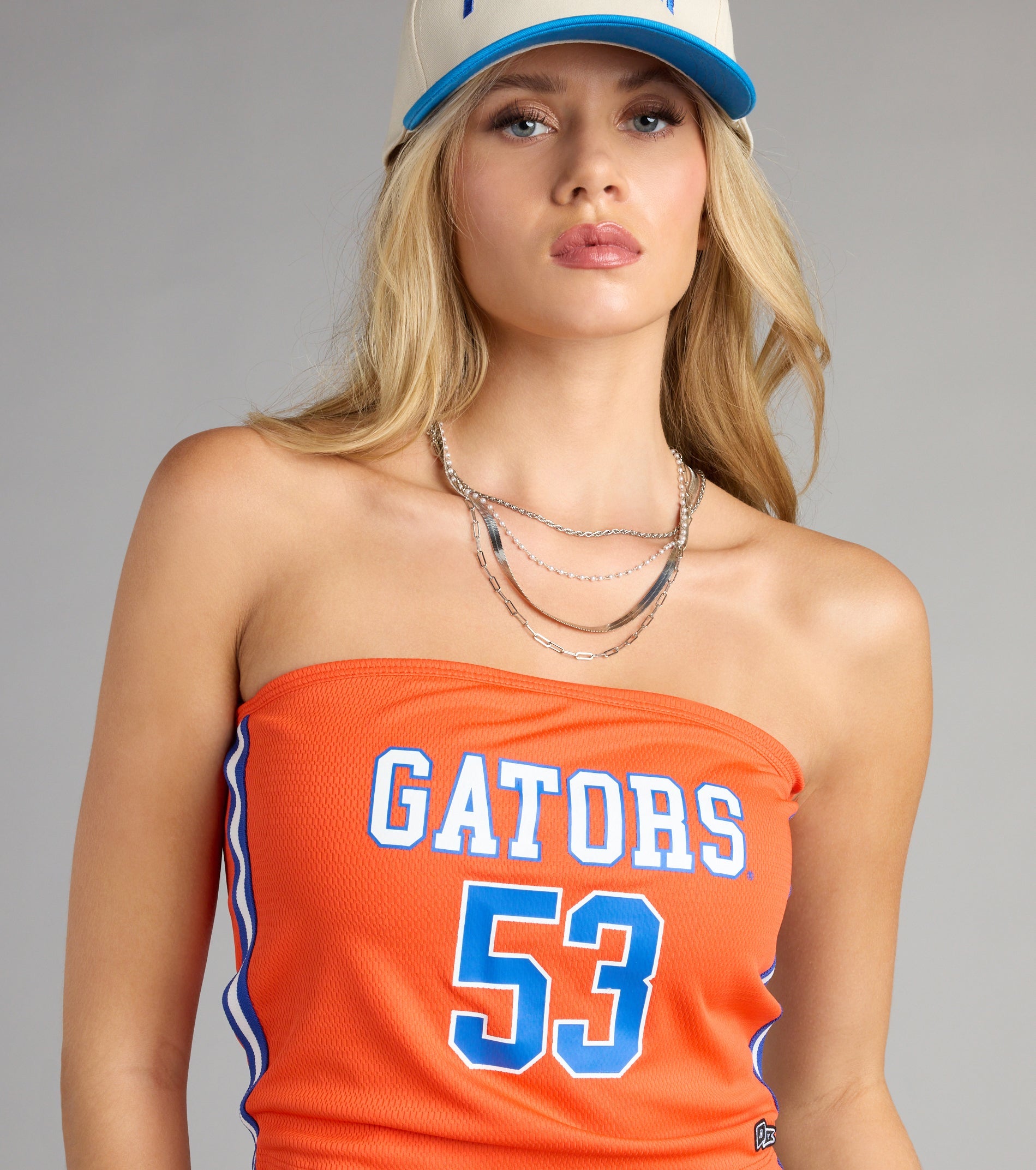 Tailgate Cutie Florida Gators® Jersey Tube Top