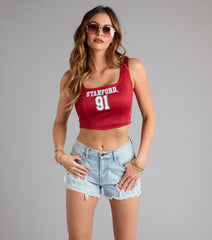 First Pick Stanford® 91 Jersey Corset Top