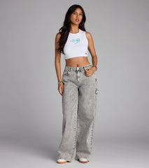Keys To ZTA Crew Neck Crop Tank Top