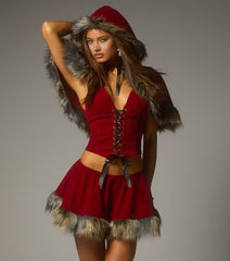 Little Red Mini Skort