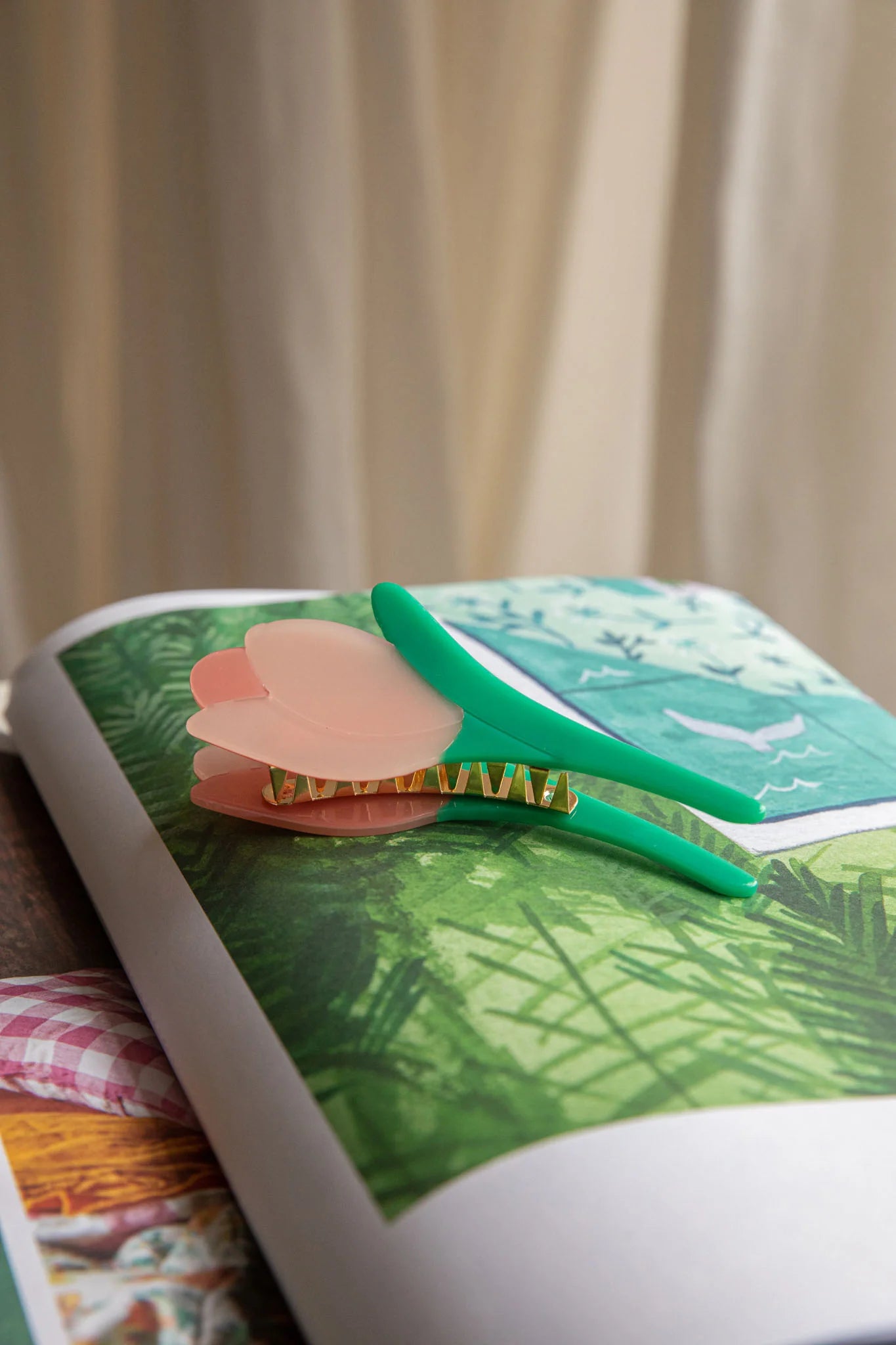 Tulip Hair Clip Flower