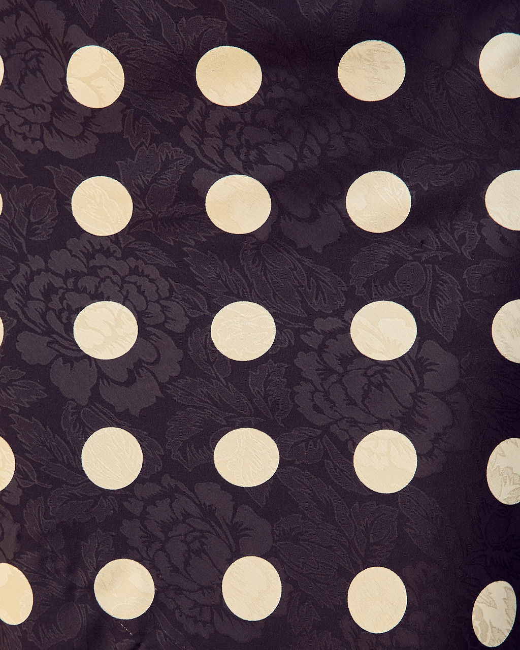 Villa Dusk Neck Tie Polka Dot Maxi Dress