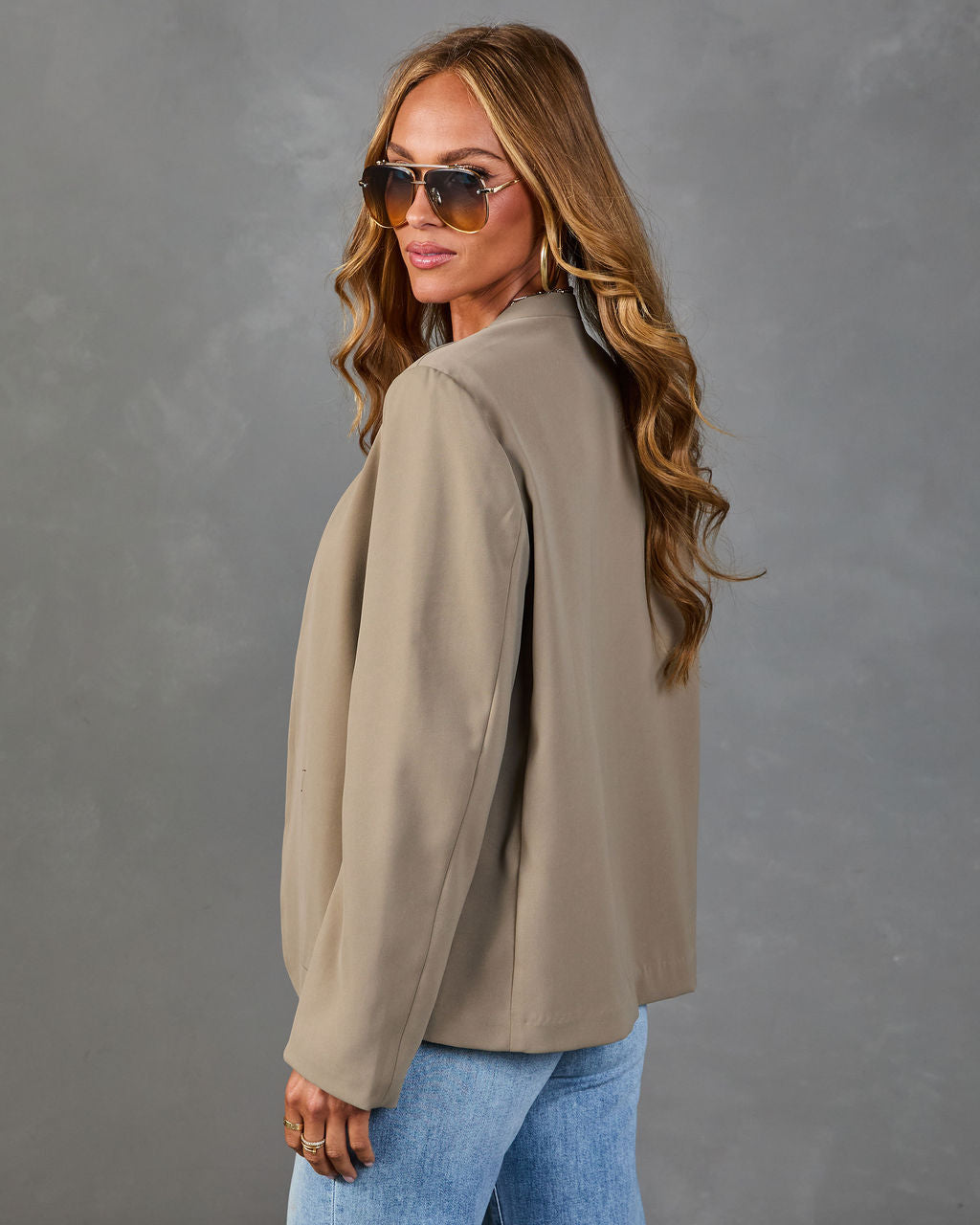 Everyday Icons Open Front Blazer
