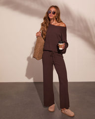 Drift Together Knit Textured Top