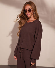 Drift Together Knit Textured Top