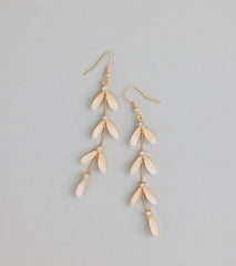 Petal To The Metal Drop Earrings