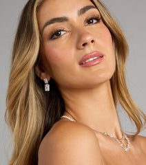Double Take Cubic Zirconia Earrings