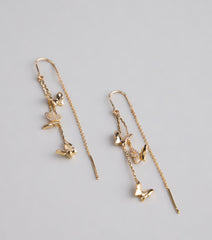 Whimsical Beauty Butterfly Rhinestone Earrings