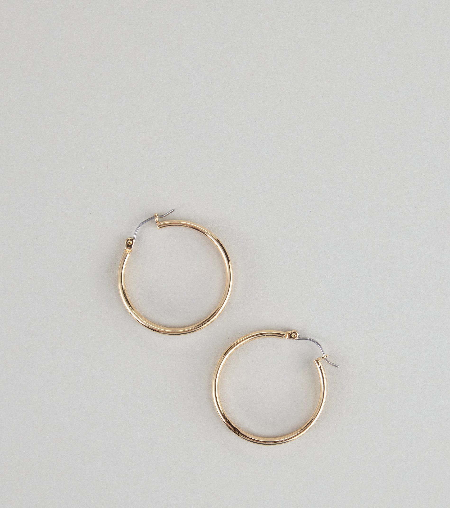 Double Trouble Chunky Hoop Earrings