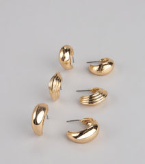 Mix And Match Three-Pack Earrings Set