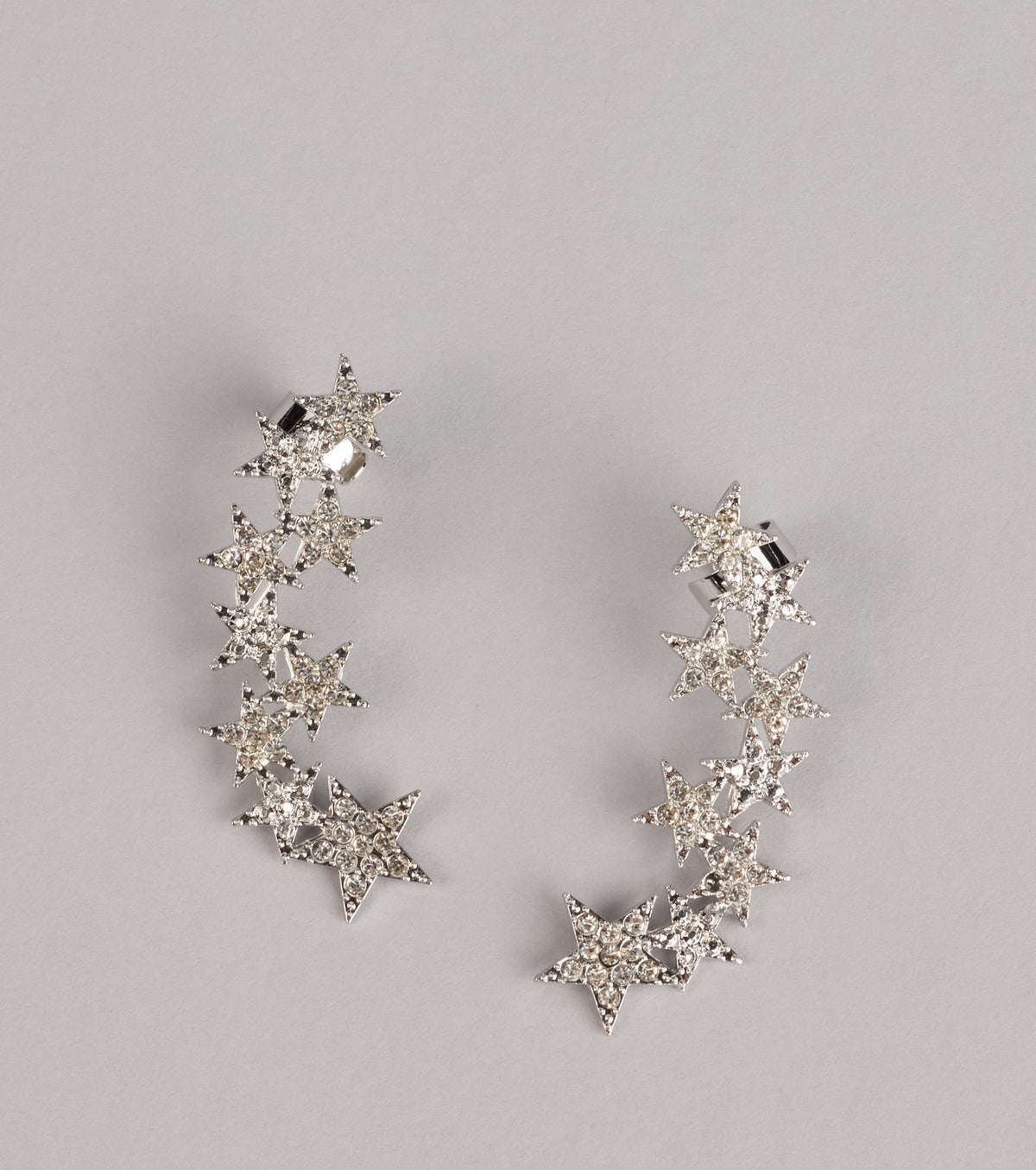 Shooting Star Rhinestone Ear Cuff