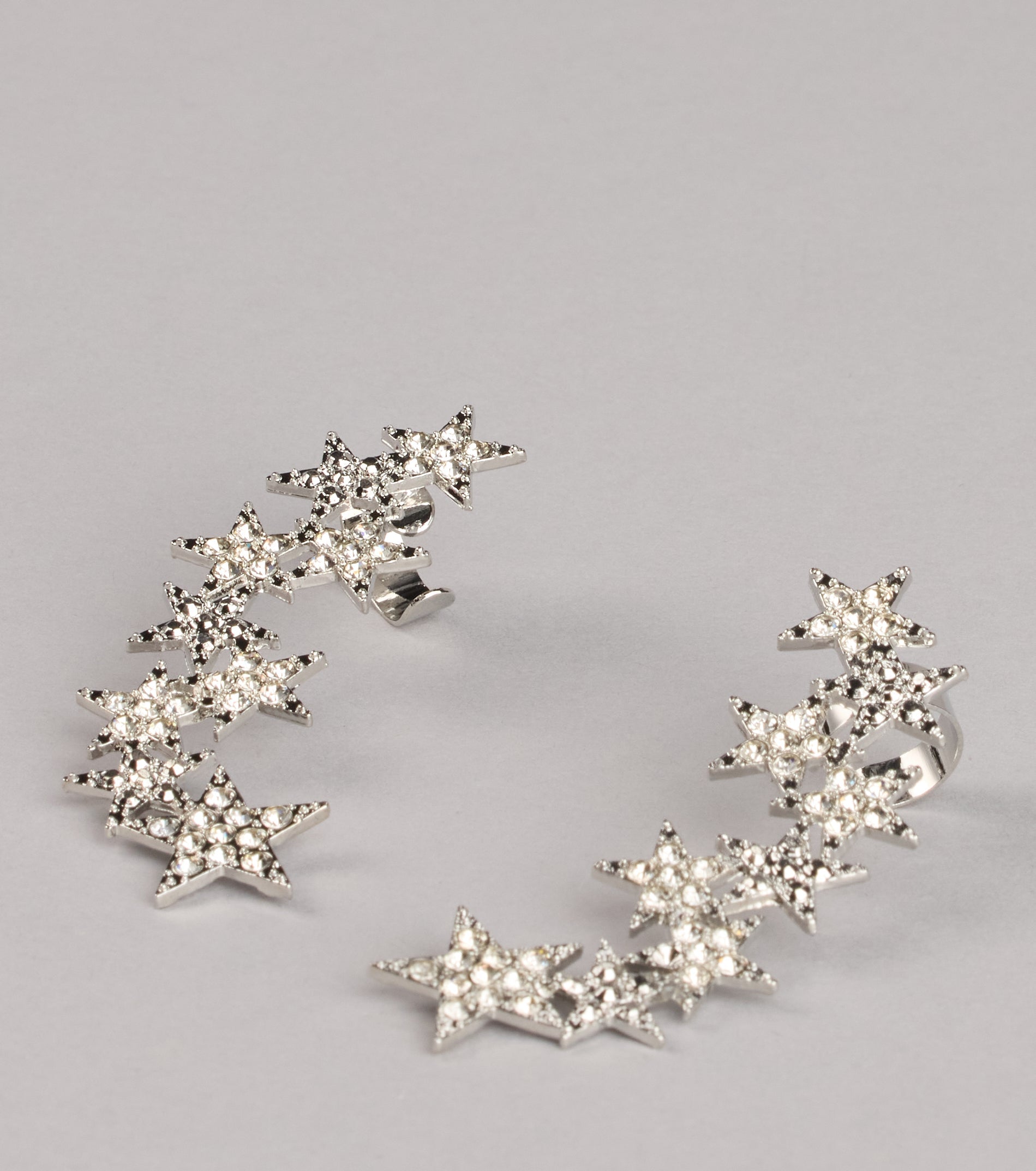 Shooting Star Rhinestone Ear Cuff