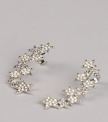 Shooting Star Rhinestone Ear Cuff