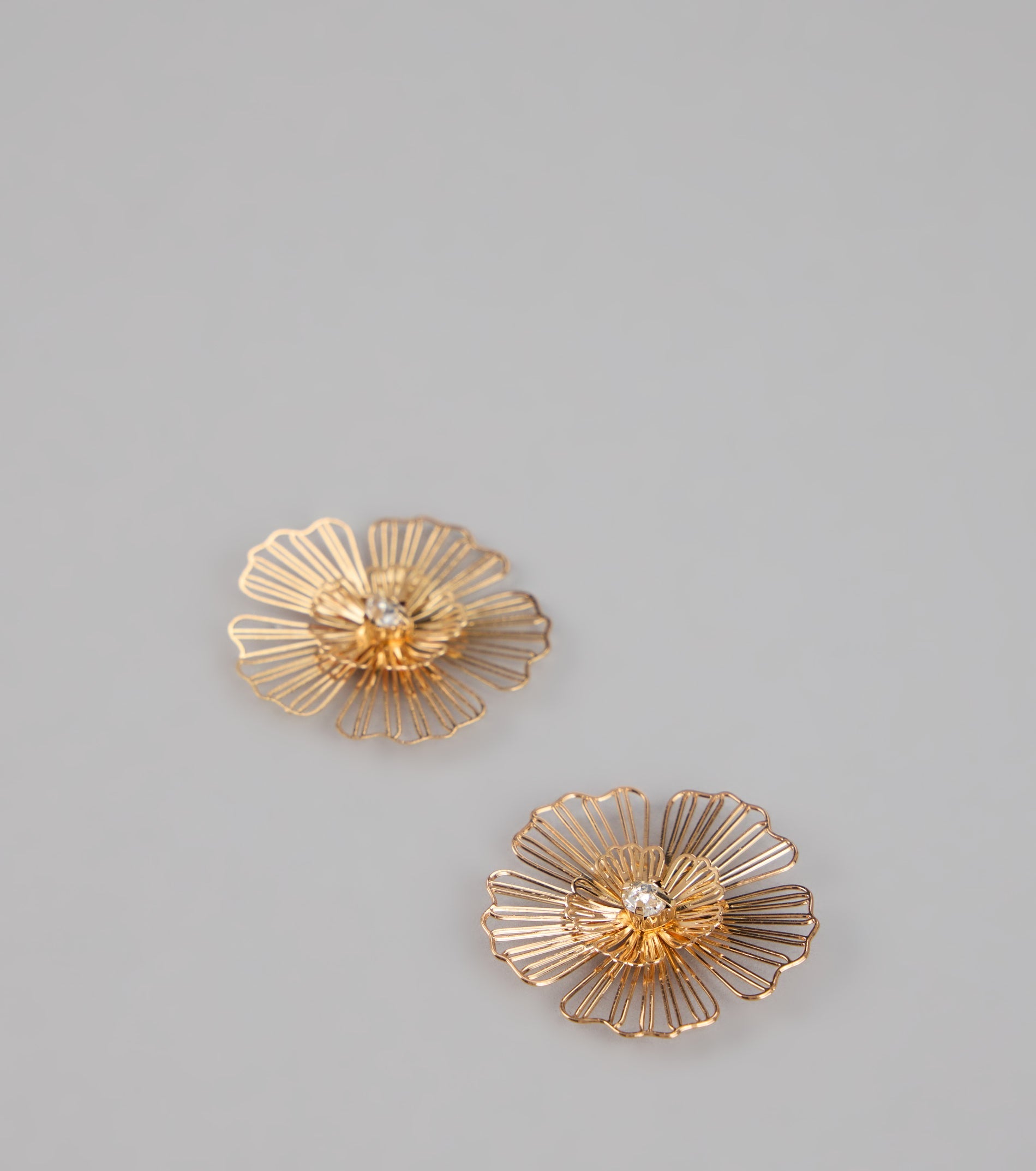 Sunlit Petal Statement Earrings