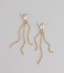Twinkle And Flutter Butterfly Earrings